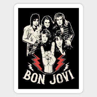 Vintage Bon Jovi Sticker